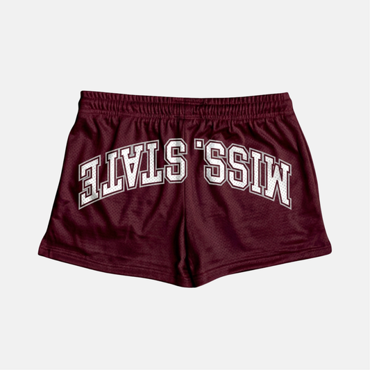 Mississippi State Womens Mesh Shorts