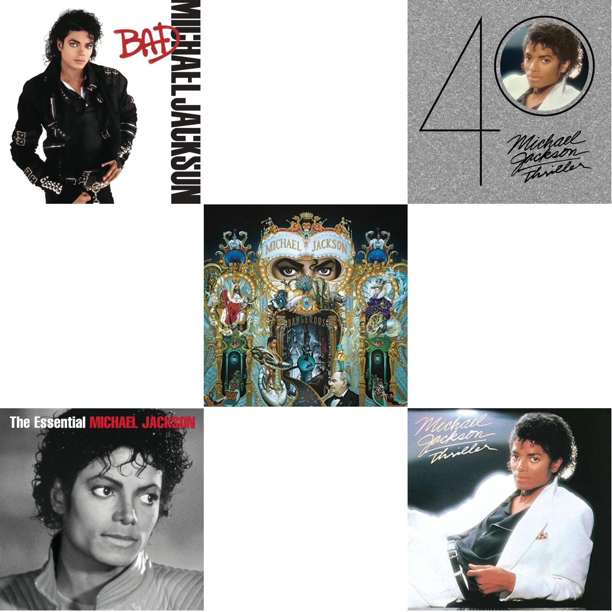 Michael Jackson - Bad & Essential Michael Jackson & Dangerous & Thriller (40Th Anniversary/2CD) & Thriller