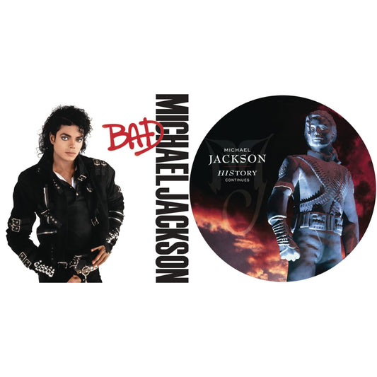 Michael Jackson - History: Continues (2LP/Picture Disc) & Bad (140G/Gatefold)
