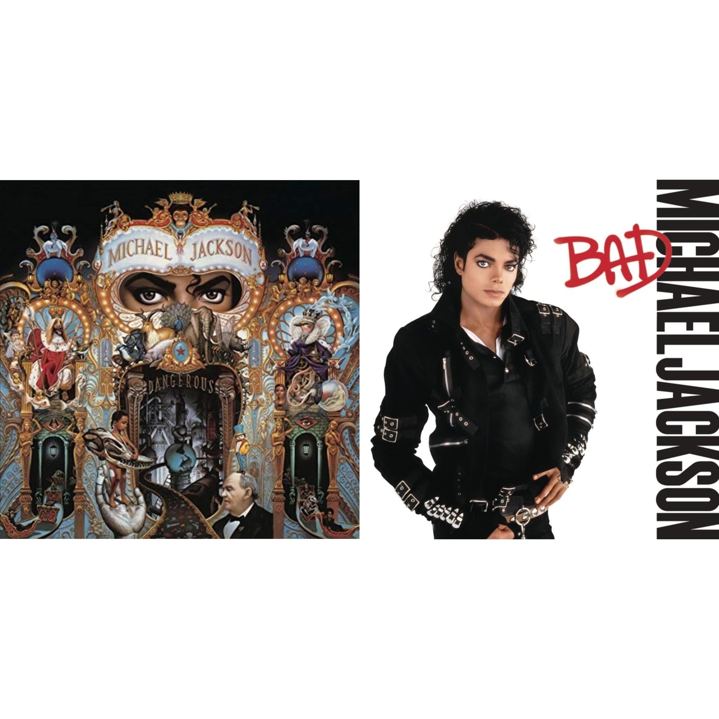 Michael Jackson - Dangerous (180G/2LP) & Bad (140G/Gatefold)