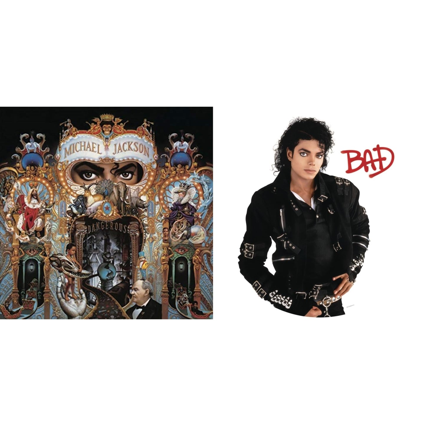 Michael Jackson - Bad (Picture Disc) & Dangerous (180G/2LP)
