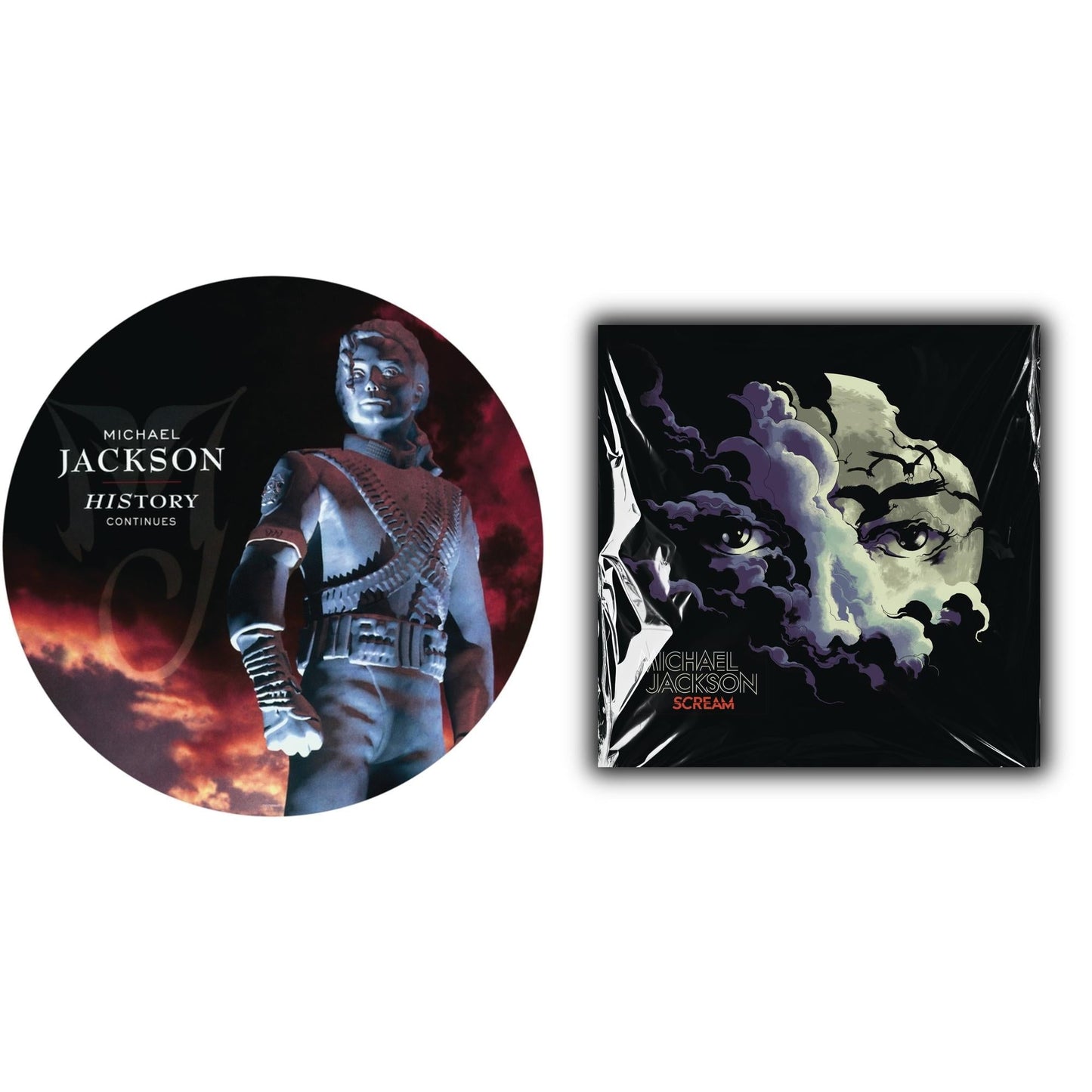 Michael Jackson - History: Continues (2LP/Picture Disc) & Michael Jackson - Scream (2LP) (New LP Vinyl)