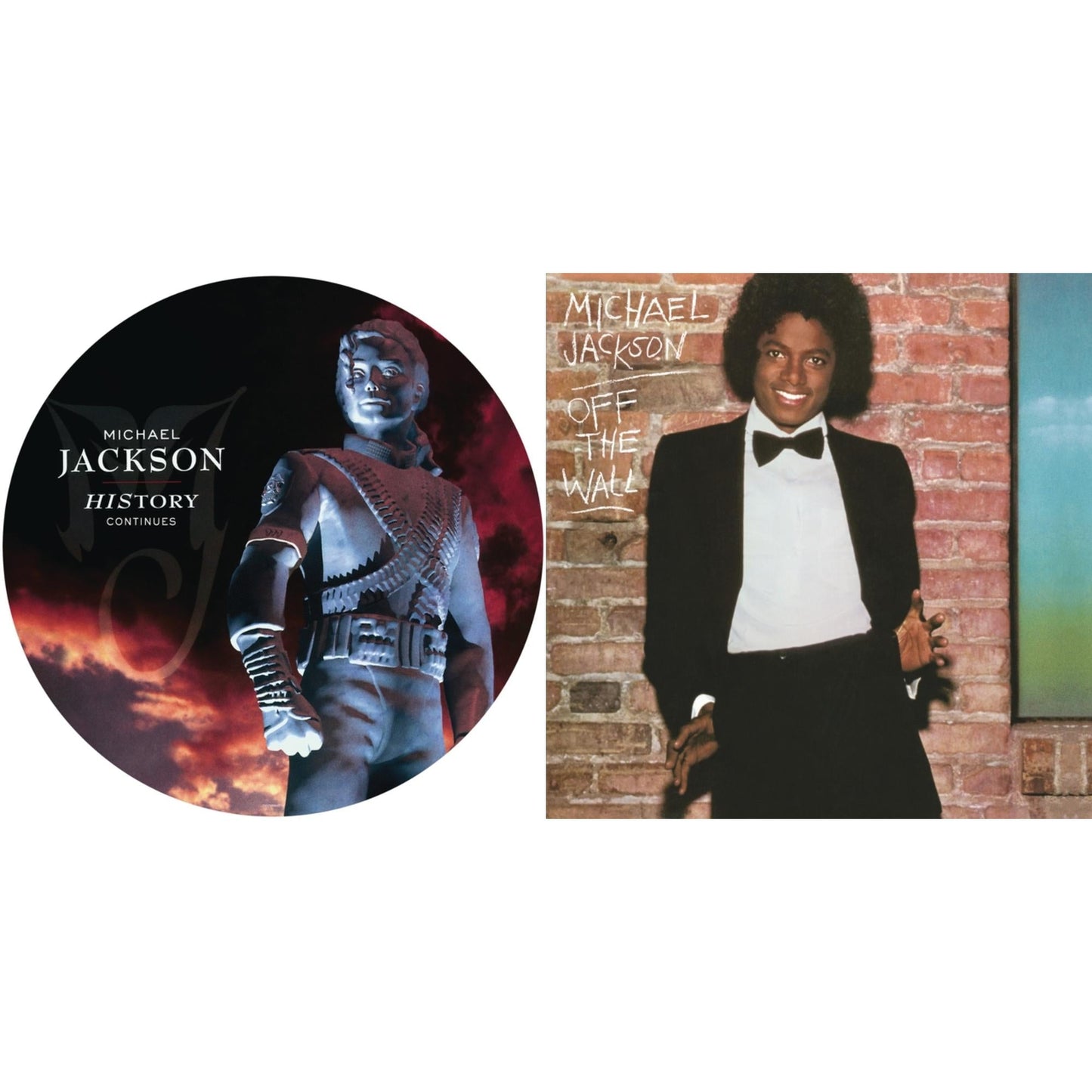 Michael Jackson - History: Continues (2LP/Picture Disc) & Off The Wall (140G/Gatefold)