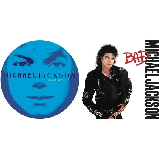Michael Jackson - Invincible (2LP/Picture Disc) & Bad (140G/Gatefold)
