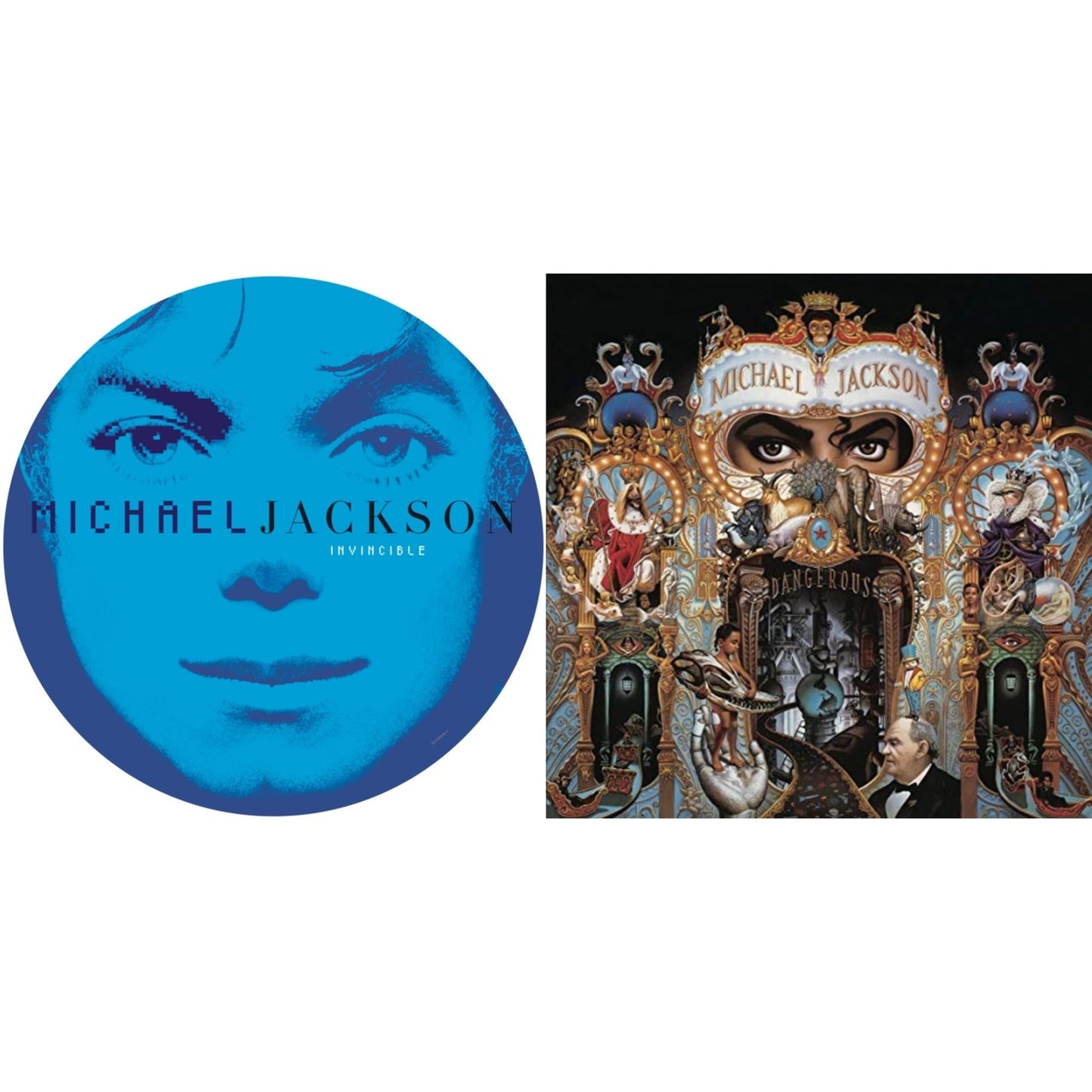 Michael Jackson - Invincible (2LP/Picture Disc) & Dangerous (180G/2LP)