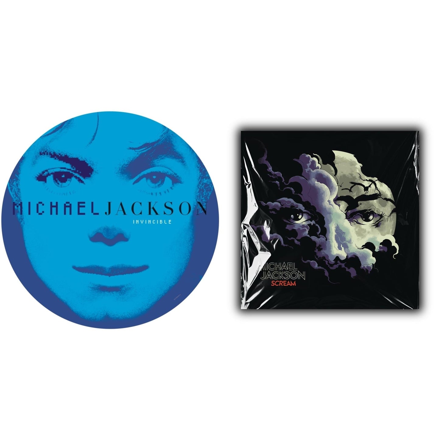 Michael Jackson - Invincible (2LP/Picture Disc) & Michael Jackson - Scream (2LP) (New LP Vinyl)