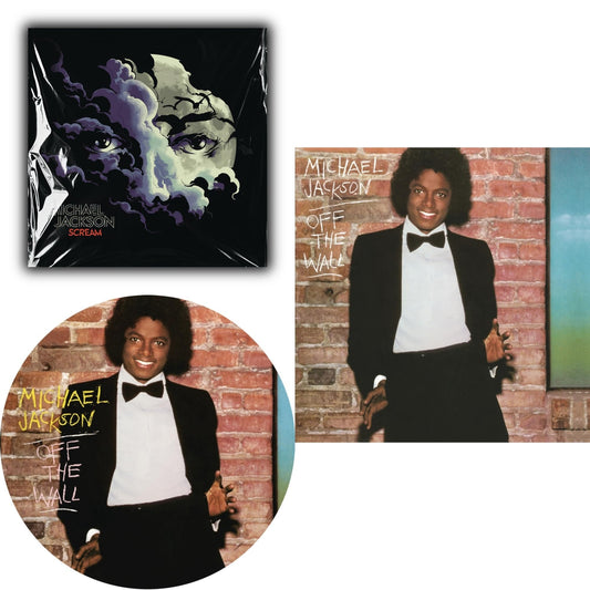 Michael Jackson - Off The Wall (Picture Disc) & Off The Wall (140G/Gatefold) & Michael Jackson - Scream (2LP) (New LP Vinyl)
