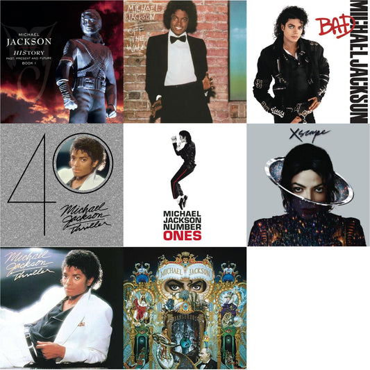 Michael Jackson - History: Past Present & Future Book 1 & Off The Wall & Bad & Thriller (40Th Anniversary/2CD) & Number Ones & Xscape & Thriller & Dangerous