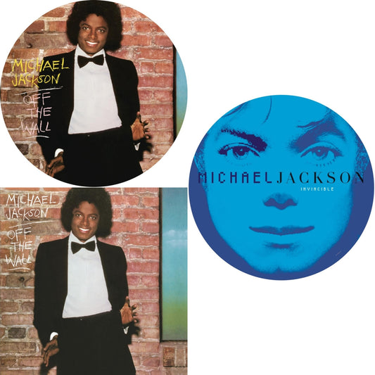 Michael Jackson - Off The Wall (Picture Disc) & Off The Wall (140G/Gatefold) & Invincible (2LP/Picture Disc)