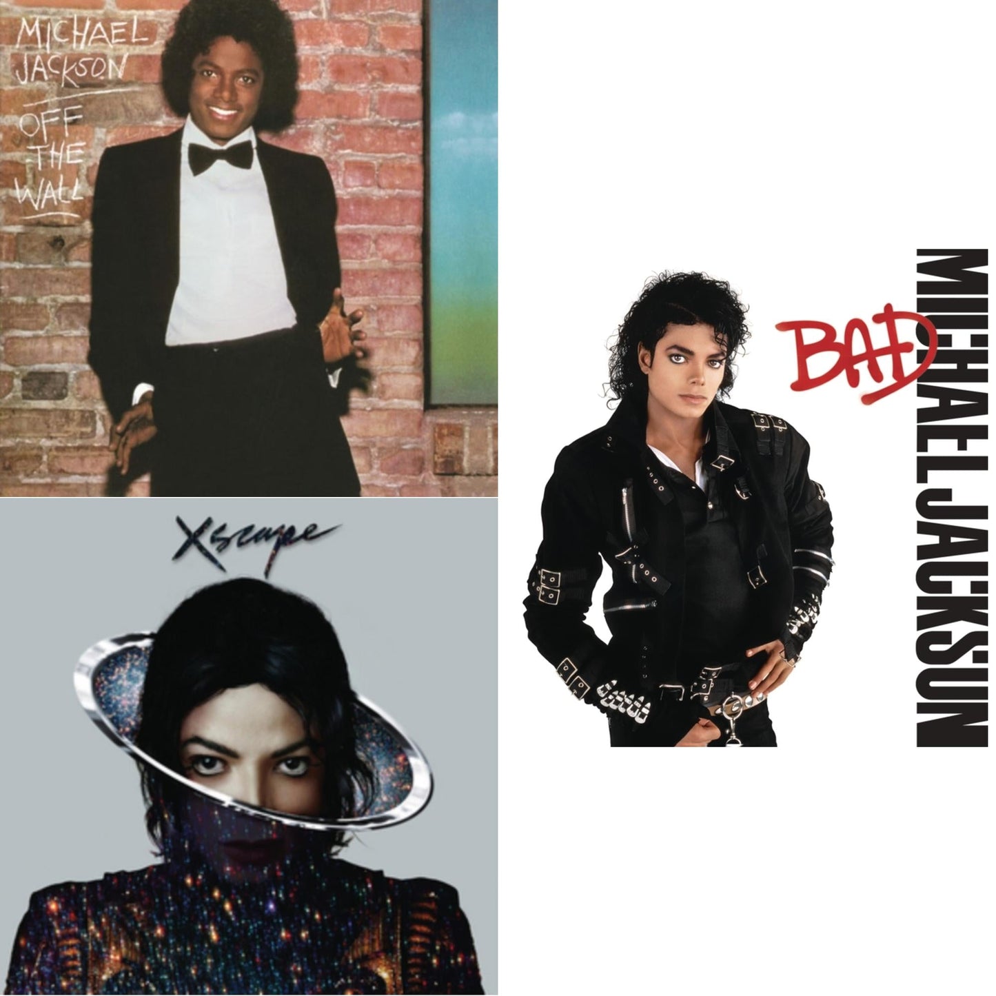 Michael Jackson - Off The Wall & Bad & Xscape - CD Bundle