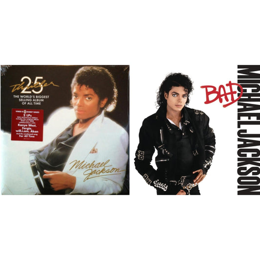 Michael Jackson - Thriller (25Th Anniversary Edition/2LP/180G/Gatefold) & Bad (140G/Gatefold)