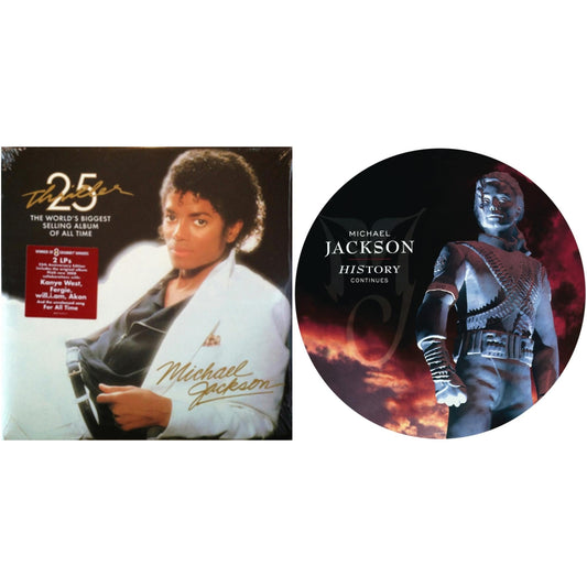 Michael Jackson - History: Continues (2LP/Picture Disc) & Thriller (25Th Anniversary Edition/2LP/180G/Gatefold)