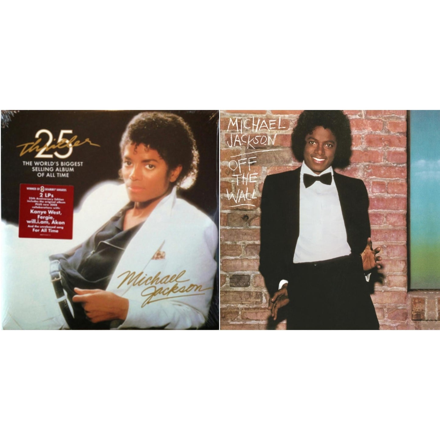 Michael Jackson - Thriller (25Th Anniversary Edition/2LP/180G/Gatefold) & Off The Wall (140G/Gatefold)