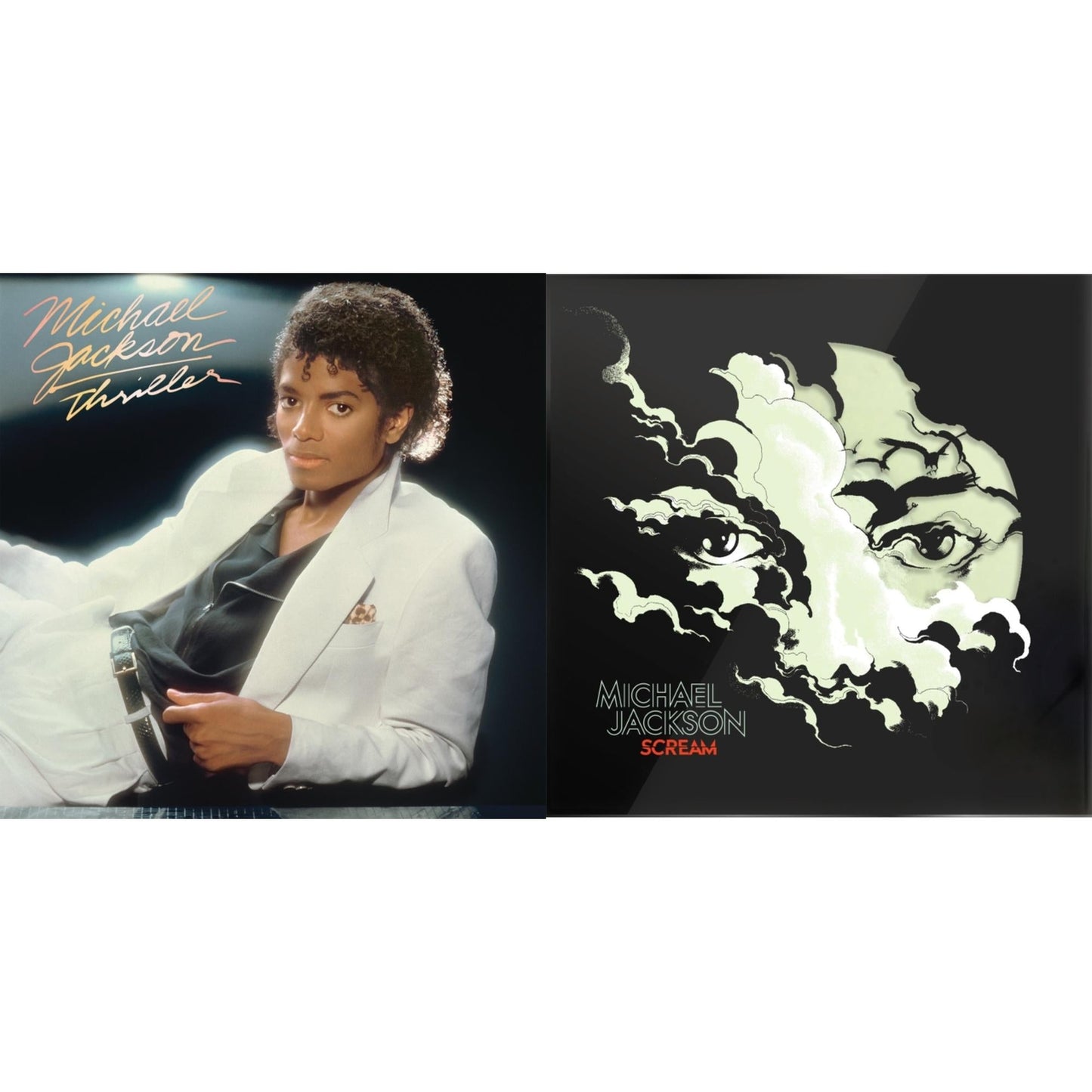 Michael Jackson - Thriller (25Th Anniversary Edition/2LP/180G/Gatefold) & Michael Jackson - Scream (2LP) (New LP Vinyl)
