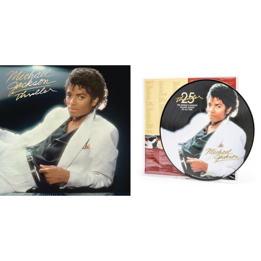 Michael Jackson - Thriller (Picture Disc) & Thriller (140G/Gatefold) - LP Vinyl Bundle