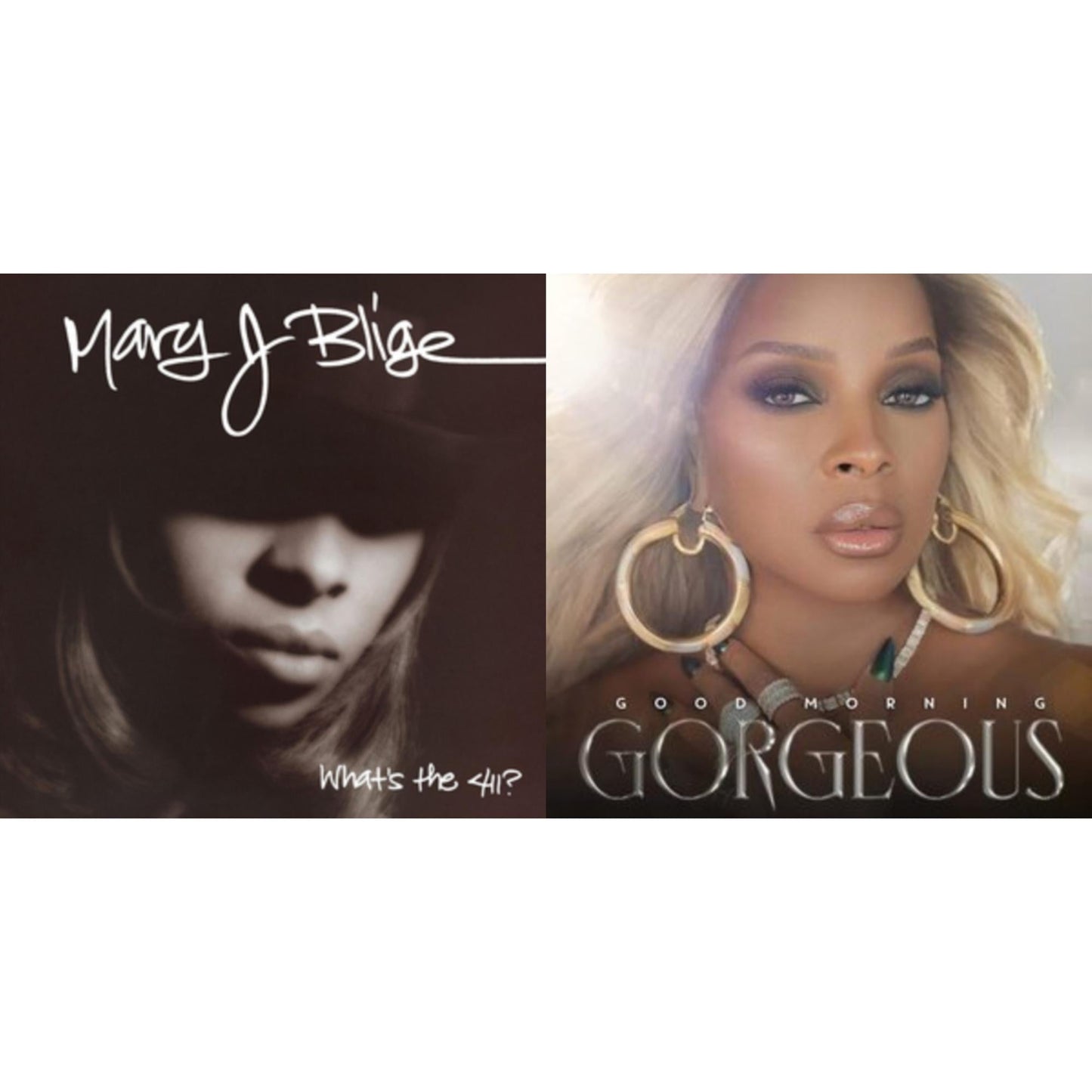 Mary J. Blige - What's The 411 (2LP) & Good Morning Gorgeous (Clear Vinyl/4LP)