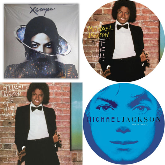 Michael Jackson - Off The Wall (Picture Disc) & Invincible (2LP/Picture Disc) & Xscape & Off The Wall (140G/Gatefold)