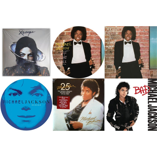 Michael Jackson - Off The Wall (Picture Disc) & Invincible (2LP/Picture Disc) & Thriller (25Th Anniversary Edition/2LP/180G/Gatefold) & Xscape & Bad (140G/Gatefold) & Off The Wall (140G/Gatefold)