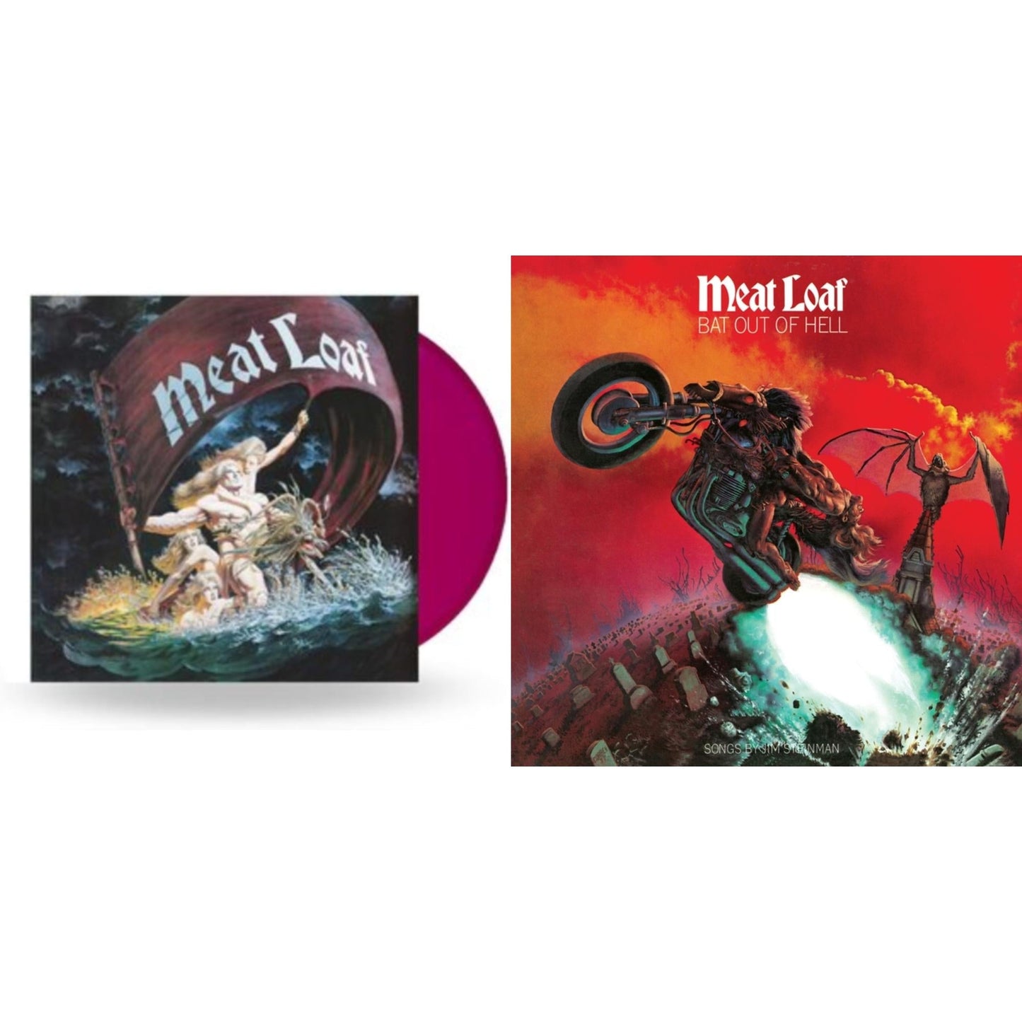 Meat Loaf - Bat Out Of Hell (150G) & Dead Ringer (Dark Red Colored LP Vinyl/Import)