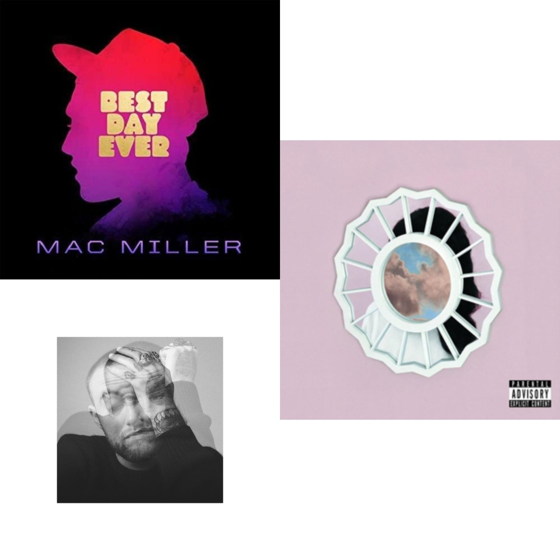 Mac Miller - Circles & Divine Feminine (X) & Best Day Ever - CD Bundle