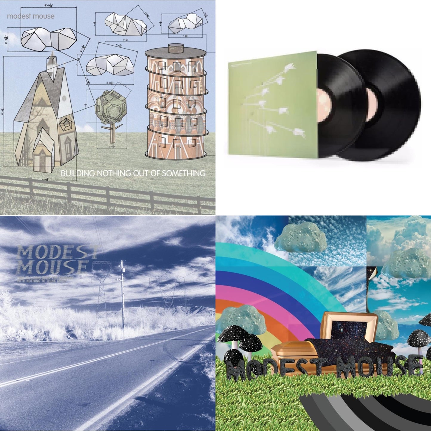Modest Mouse - Golden Casket (X) (2LP) & Good News For People Who Love Bad News (Pa/2LP/180G/Gatefold) & Building Nothing Out Of Something & This Is A Long Drive For Someone With Nothing To Think About (2LP)