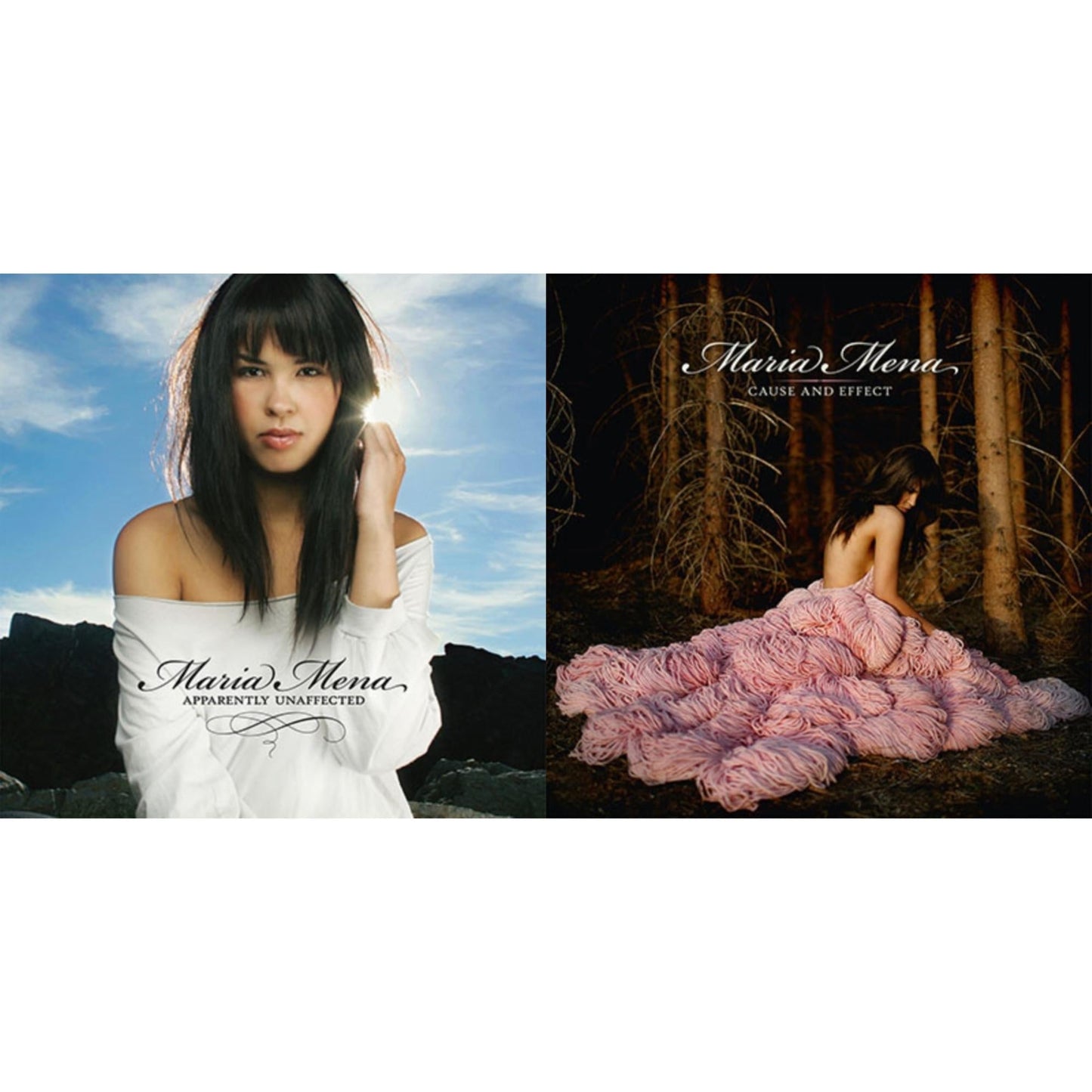 Maria Mena - Apparently Unaffected (180G/Turquoise Marbled LP Vinyl) & Cause & Effect (180G/Translucent Green & Black Marbled LP Vinyl)
