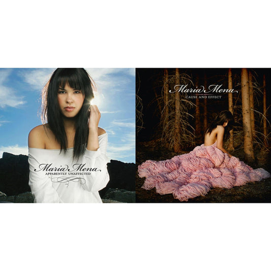 Maria Mena - Apparently Unaffected (180G/Turquoise Marbled LP Vinyl) & Cause & Effect (180G/Translucent Green & Black Marbled LP Vinyl)