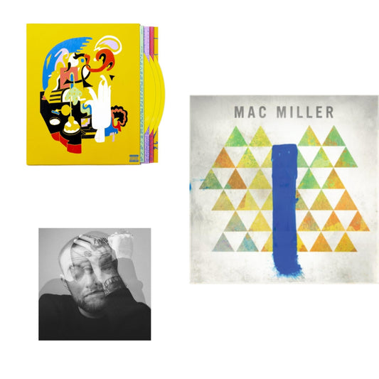 Mac Miller - Faces (3LP/Yellow Vinyl) & Circles (2LP/Clear Vinyl) & Blue Slide Park
