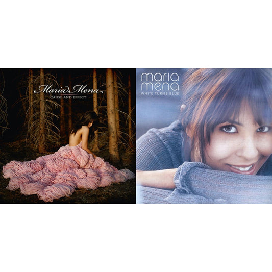 Maria Mena - White Turns Blue (Blue & White Marbled LP Vinyl/180G) & Cause & Effect (180G/Translucent Green & Black Marbled LP Vinyl)