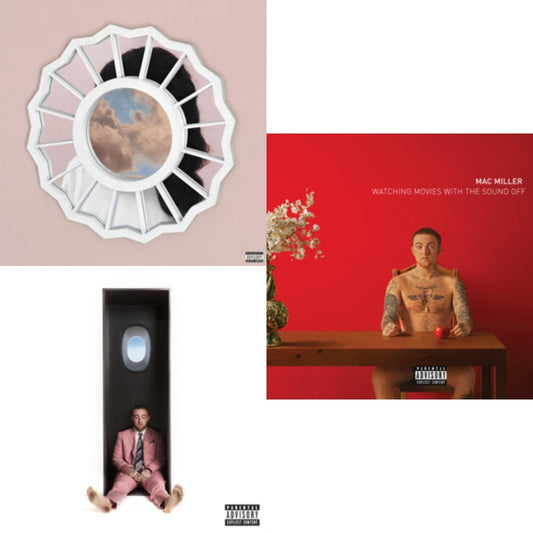 Mac Miller - Divine Feminine (X) & Swimming (X) & Watching Movies With The Sound Off - LP Vinyl Bundle