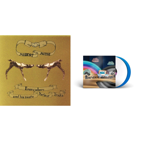 Modest Mouse - Everywhere & His Nasty Parlor Tricks (180G) & Golden Casket (X) (Deluxe/Limited Edition/White & Sky Blue Vinyl/2LP) (I)