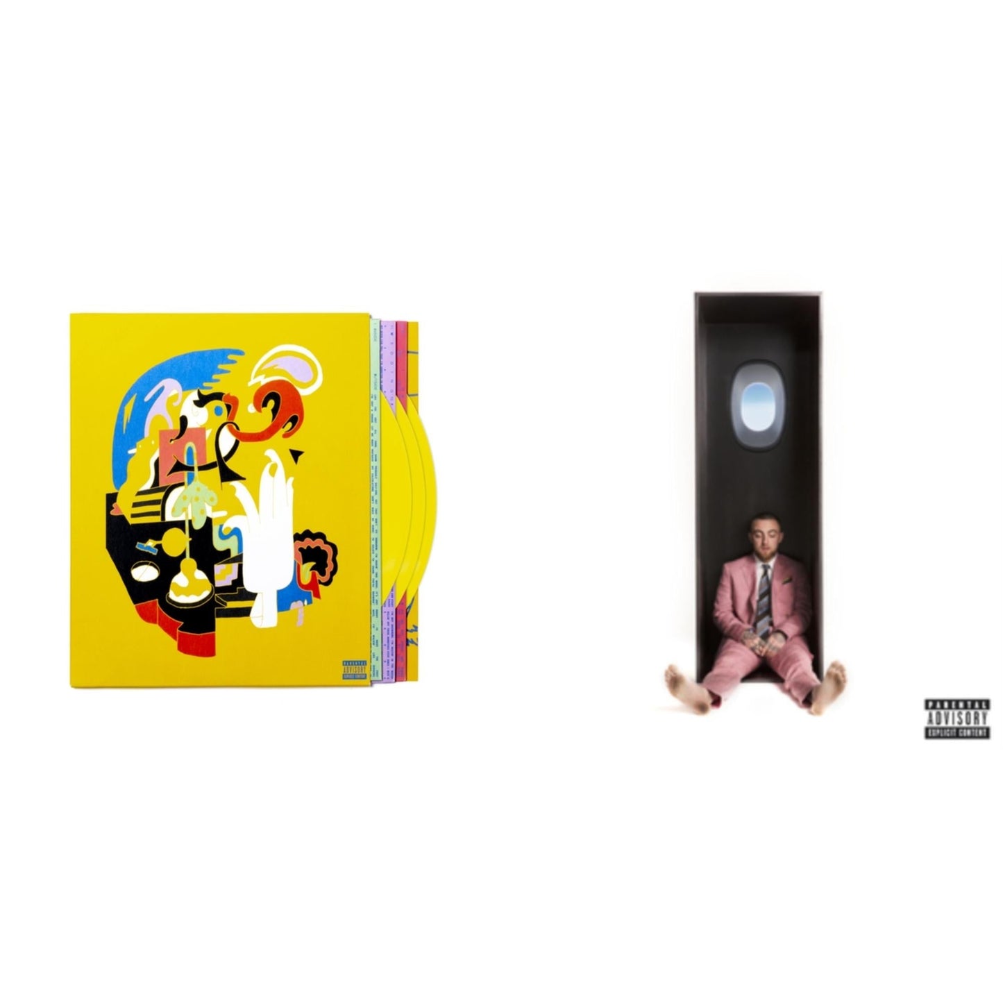 Mac Miller - Faces (3LP/Yellow Vinyl) & Swimming (X)