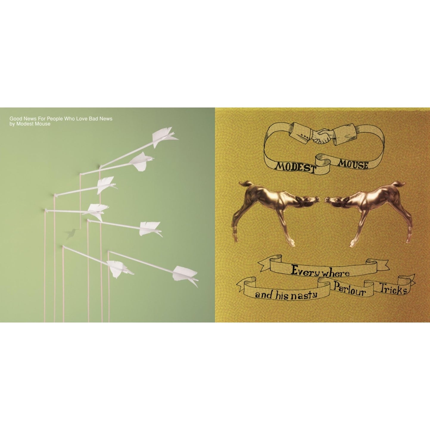 Modest Mouse - Good News For People Who Love Bad News & Everywhere & His Nasty Parlour Tricks - CD Bundle