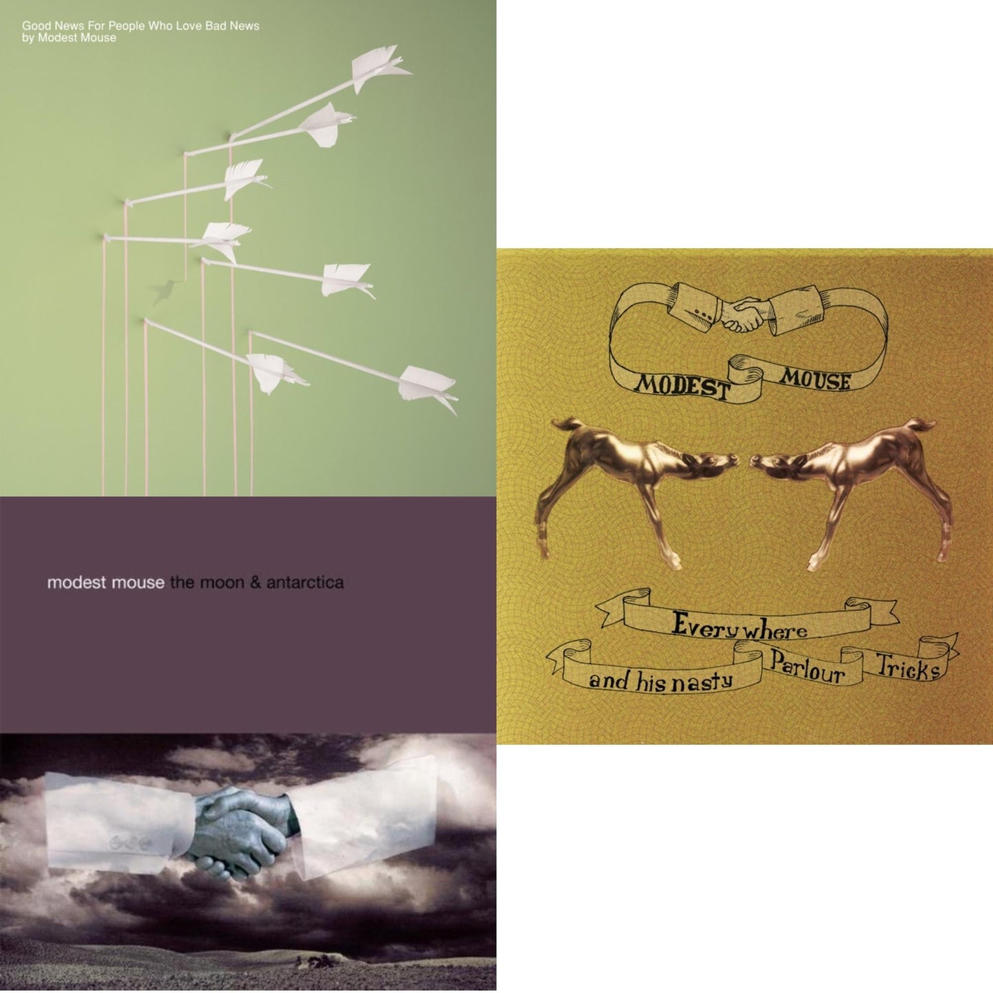 Modest Mouse - Good News For People Who Love Bad News & Moon & Antarctica (10Th Anniversary Edition) & Everywhere & His Nasty Parlour Tricks - CD Bundle