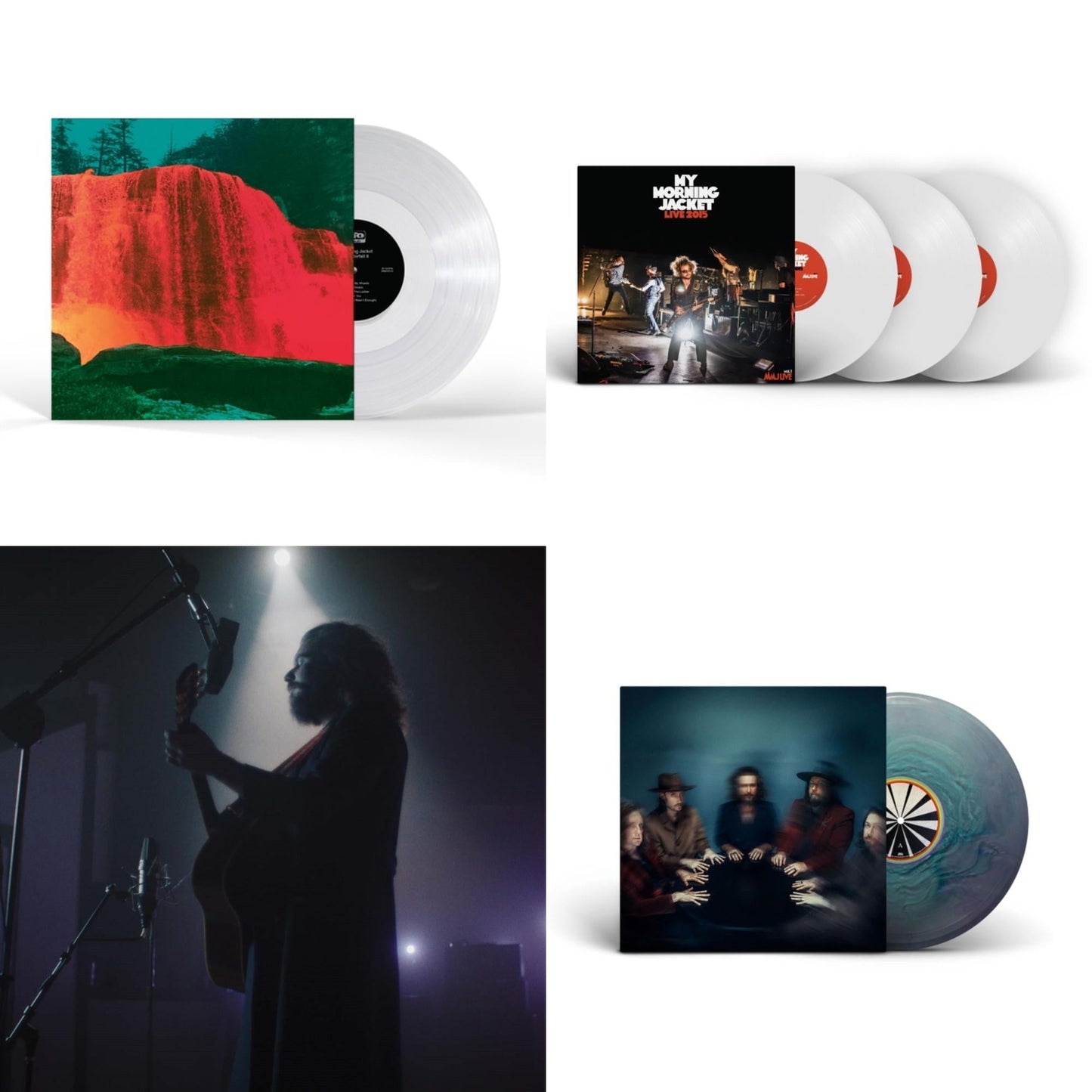 My Morning Jacket - Waterfall Ii (Clear LP Vinyl) & Live 2015 (White Vinyl/3LP) & Live From Rca Studio A (Jim James Acoustic) & Is (Summer Sky LP Vinyl)