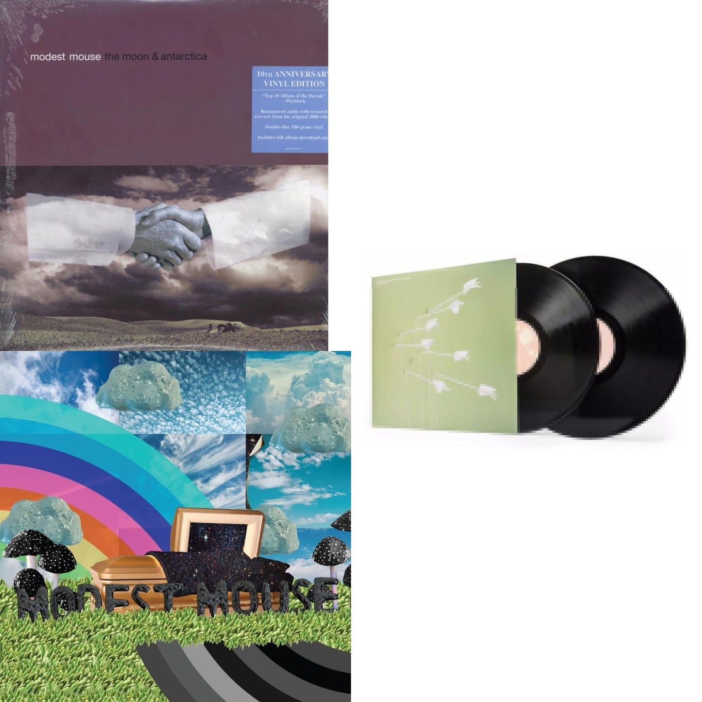 Modest Mouse - Golden Casket (X) (2LP) & Good News For People Who Love Bad News (Pa/2LP/180G/Gatefold) & Moon & Antarctica (2LP/Dl Card/180G/10Th Anniversary Edition)