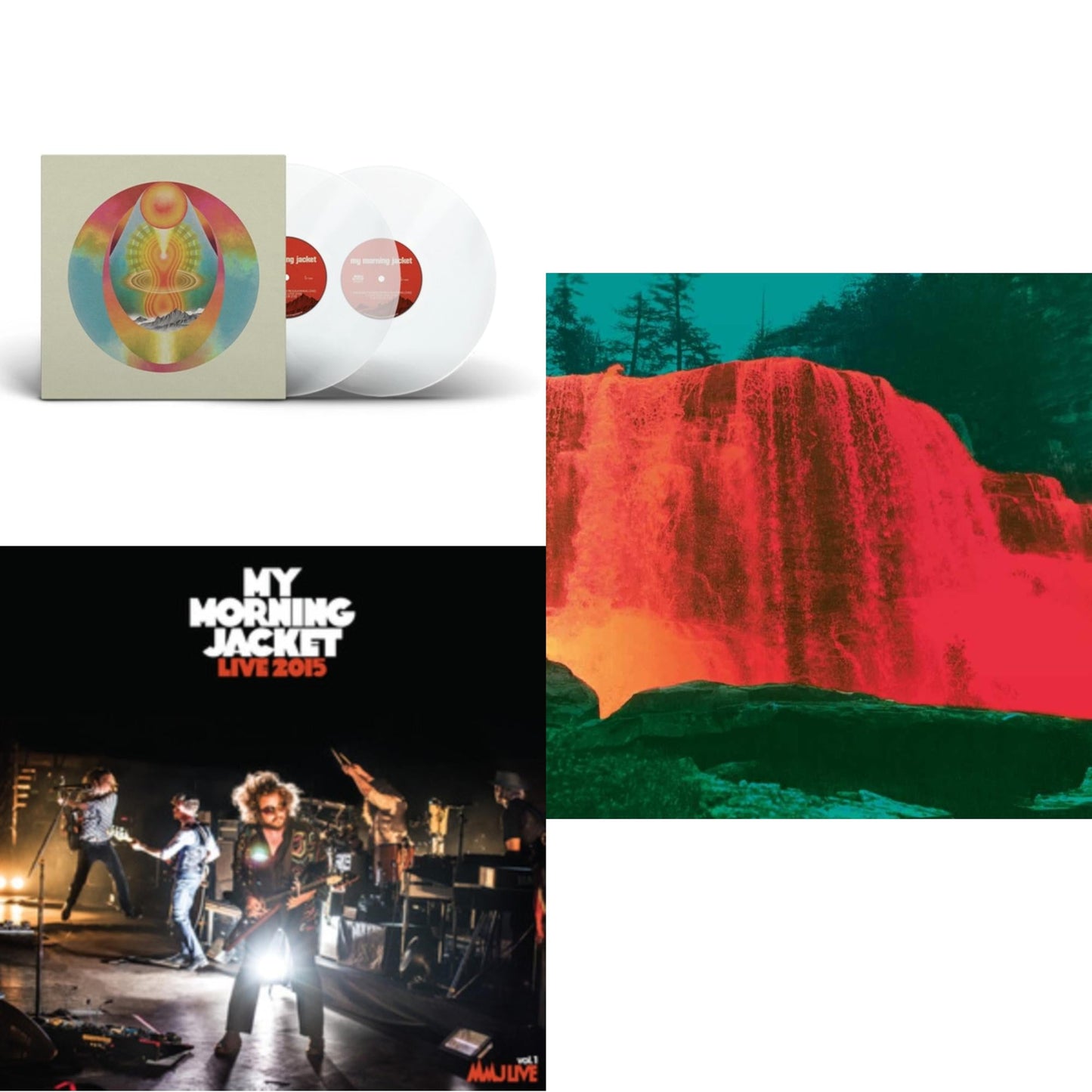 My Morning Jacket - Waterfall Ii (Clear LP Vinyl) & Live 2015 (White Vinyl/3LP) & My Morning Jacket (Clear Vinyl/2LP)