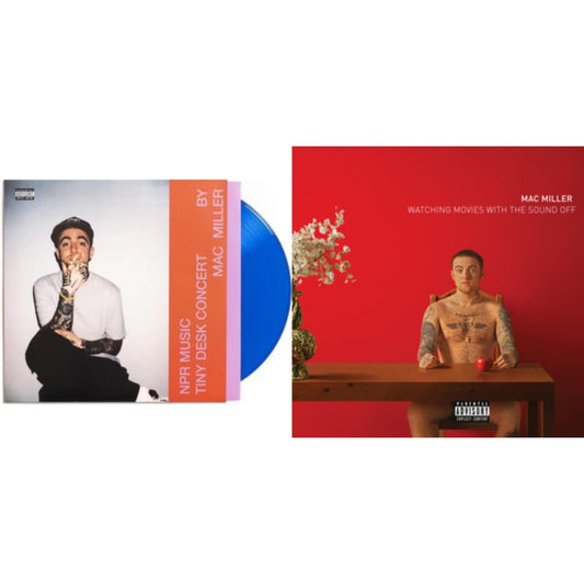 Mac Miller - Npr Music Tiny Desk Concert (Translucent Blue LP Vinyl/B-Side Etching/Insert) & Watching Movies With The Sound Off