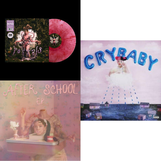Melanie Martinez - Portals (Bloodshot Translucent LP Vinyl) & After School Ep (X) (Baby Blue LP Vinyl) & Cry Baby (X) (Deluxe Edition/2LP)