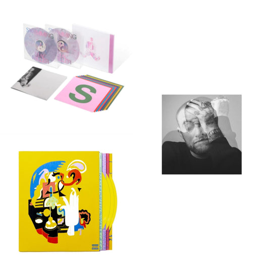 Mac Miller - Swimming (5 Year) (2LP/Milky Clear/Hot Pink/Sky Blue Marble Vinyl) & Faces (3LP/Yellow Vinyl) & Circles (2LP/Clear Vinyl)