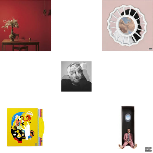 Mac Miller - Faces (3LP/Yellow Vinyl) & Swimming (X) & Circles (2LP/Clear Vinyl) & Divine Feminine (X) & Watching Movies With The Sound Off (10 Year Anniversary/Galaxy Vinyl/2LP/180G/10Inch Picture Disc)