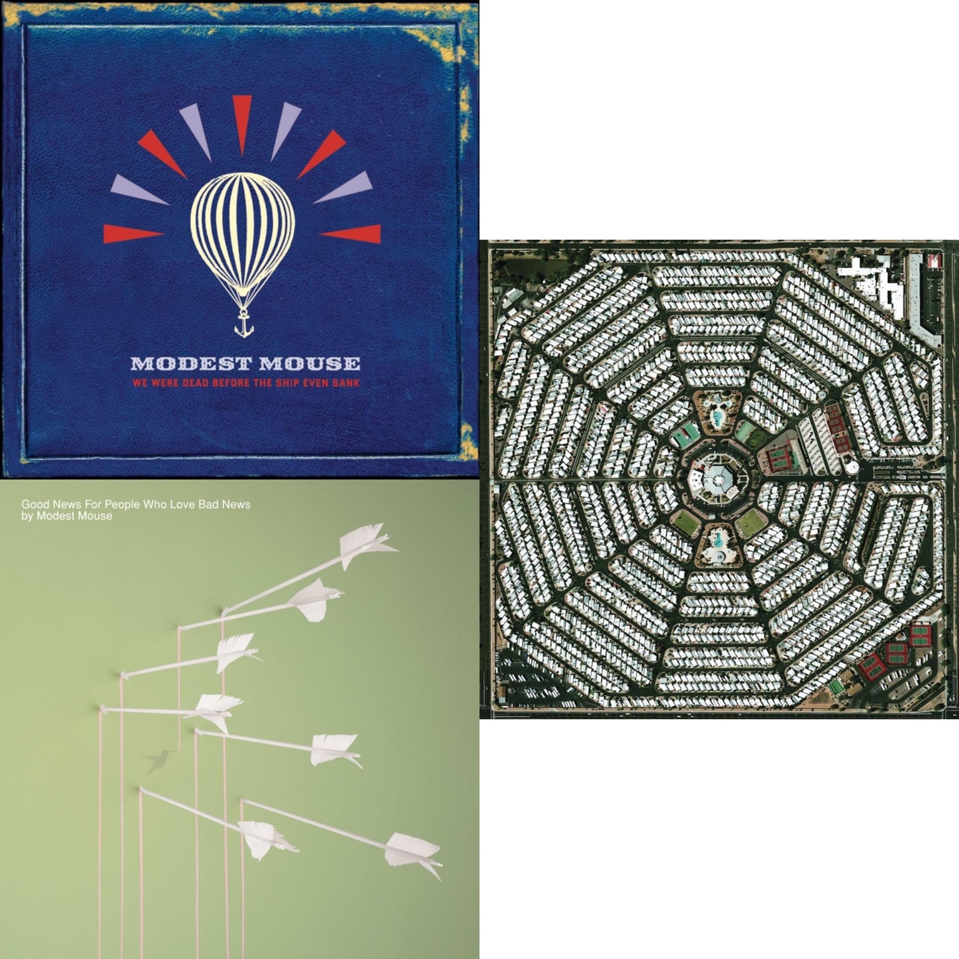 Modest Mouse - Good News For People Who Love Bad News & We Were Dead Before The Ship Even Sank & Strangers To Ourselves - CD Bundle