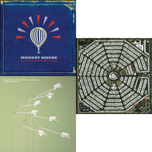 Modest Mouse - Good News For People Who Love Bad News & We Were Dead Before The Ship Even Sank & Strangers To Ourselves - CD Bundle