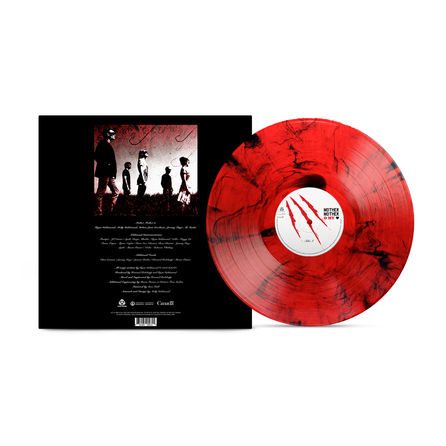 Mother Mother - O My Heart (Red Swirl Vinyl) Vinyl Record