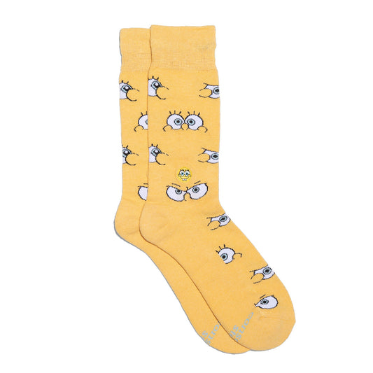 SpongeBob Squarepants Socks Yellow that Protect Oceans