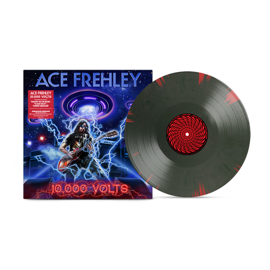Ace Frehley - 10,000 Volts Metal Gym Locker Splatter Vinyl Record (EU Version)