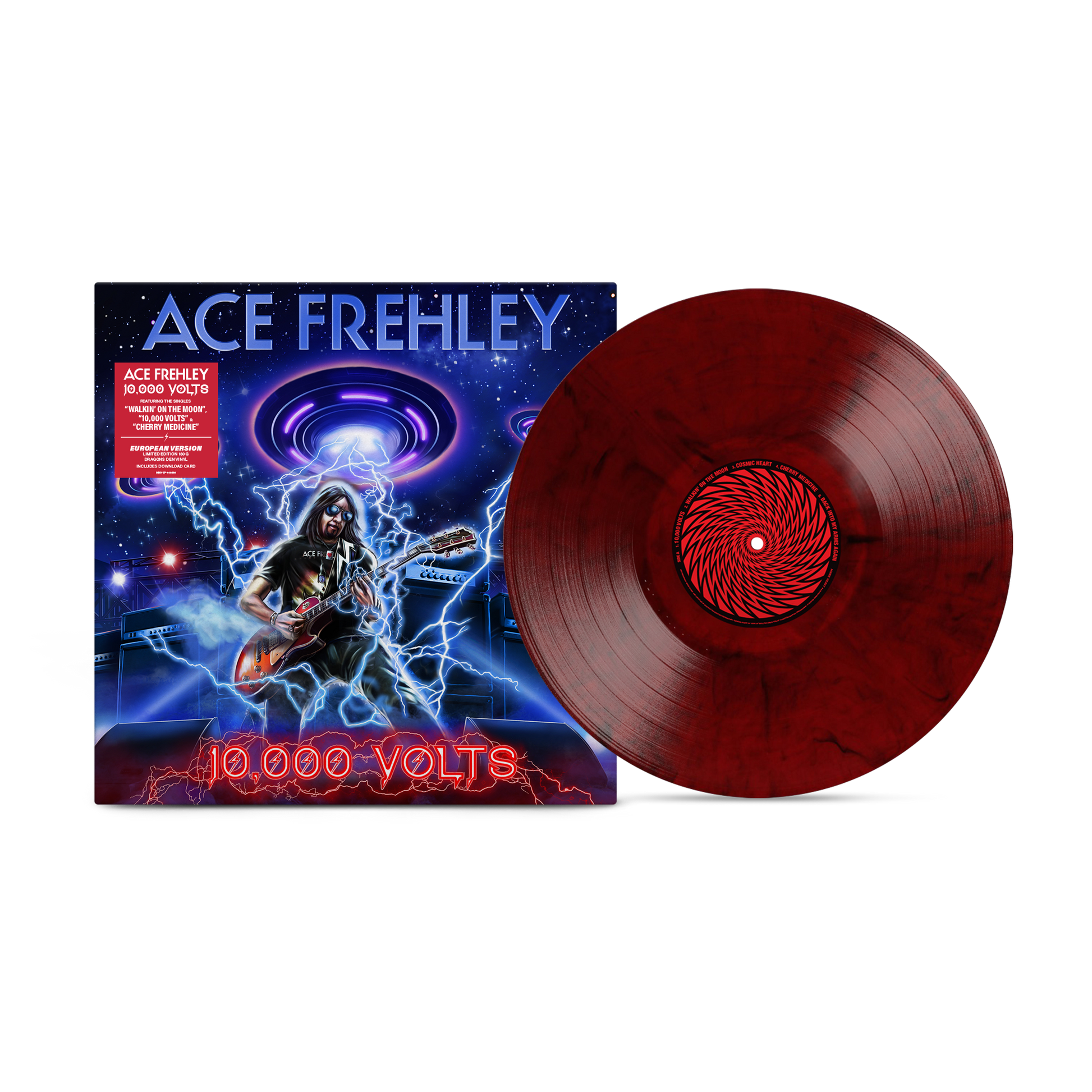 Ace Frehley - 10,000 Volts Dragons Den Vinyl Record (EU Version)