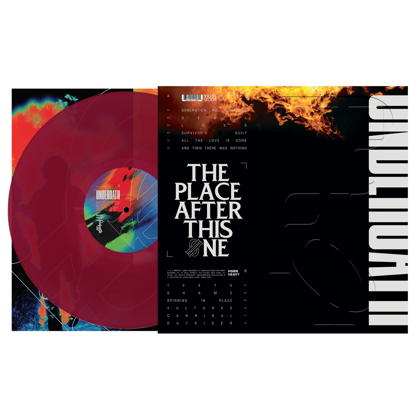 Underoath - The Place After This One Ruby Vinyl Record