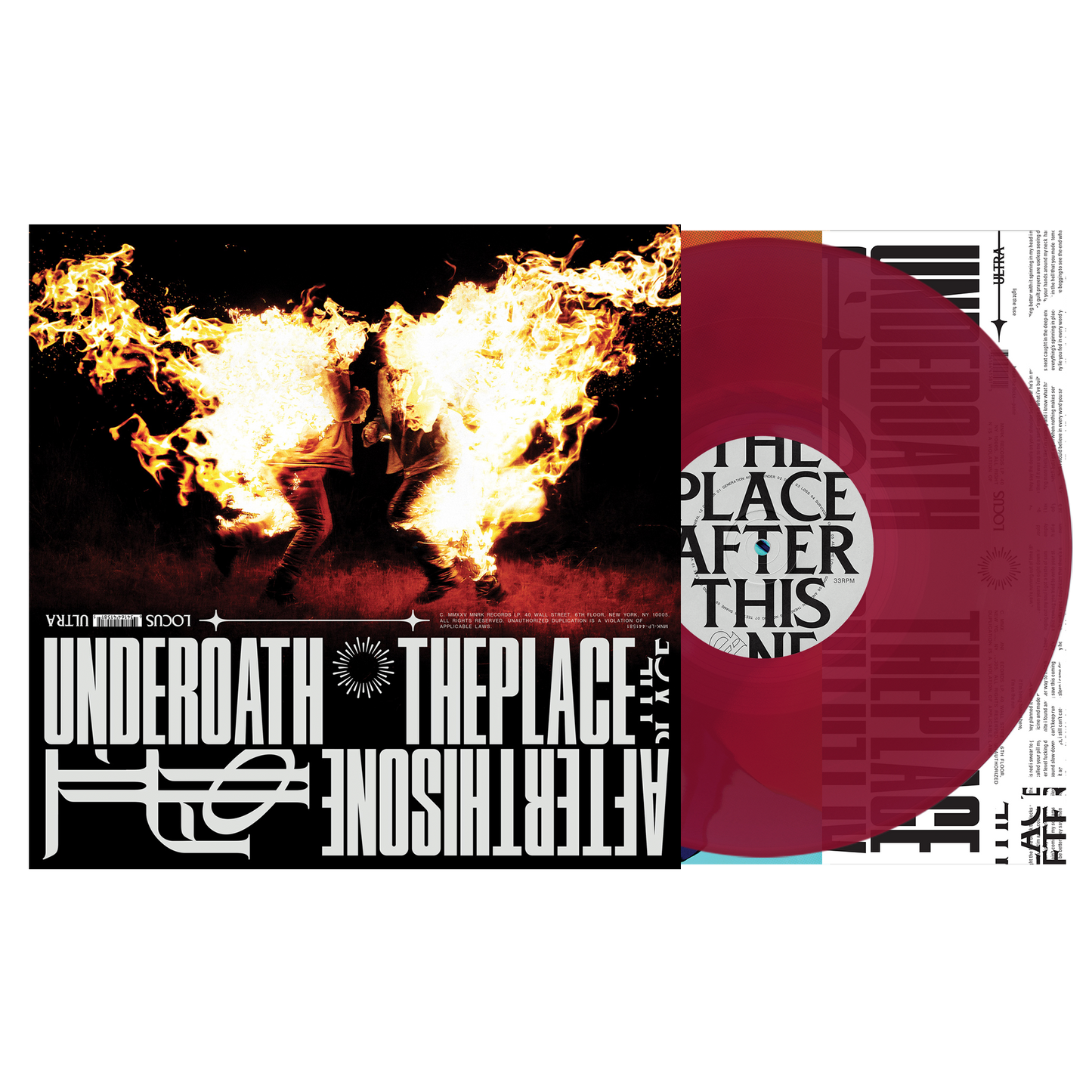 Underoath - The Place After This One Ruby Vinyl Record