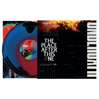 Underoath - The Place After This One Black + Blue Red Swirl Vinyl Record